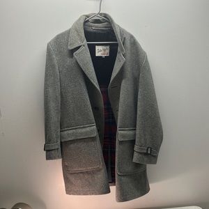 Gray, pea coat John whites, casual craft 46 regular